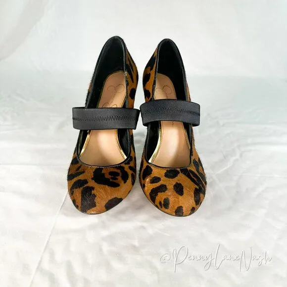 Jessica Simpson Sacha Leopard Print Pumps Size 8 - Picture 2 of 10